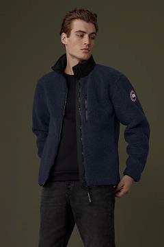Ropa Canada Goose Hombre Mexico - Kelowna Forro Polar Azul Oscuro Marino YL1207984